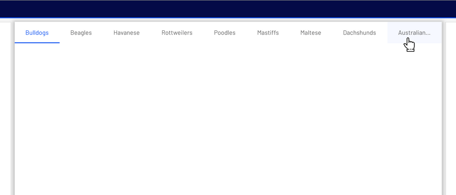 tabs truncated text